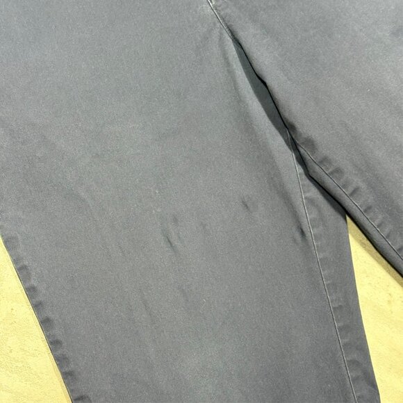 Croft & Barrow Classic Fit Cinos Easy Care Pants Cotton Stretch Pants Blue 36x31 - Picture 4 of 10